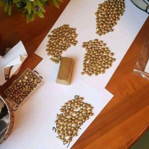 gold beads